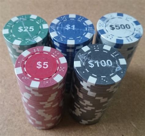 valor de las fichas de poker